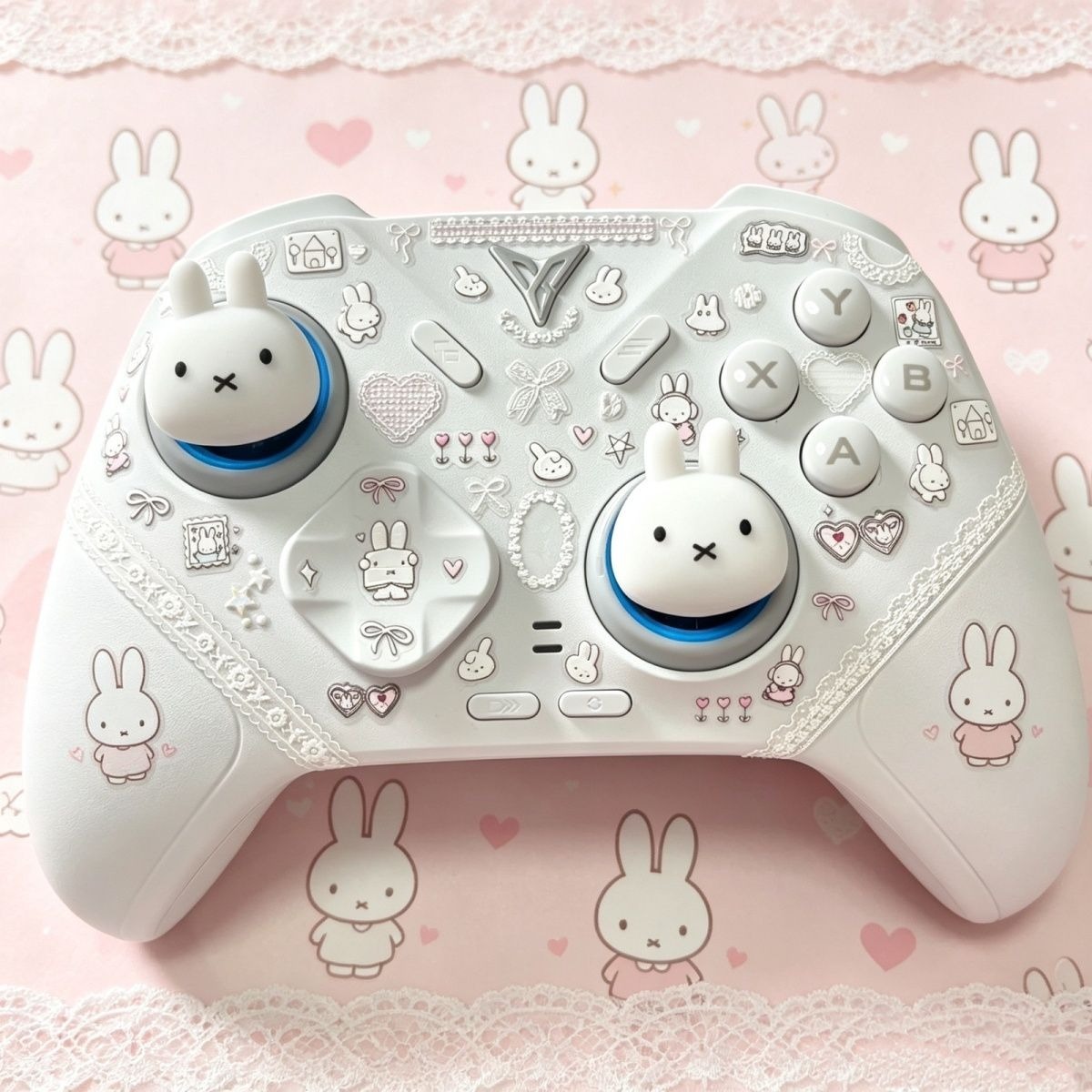 Thumb Grip Joystick - Cartoon Miffy Rabbit Cat Paw Thumb