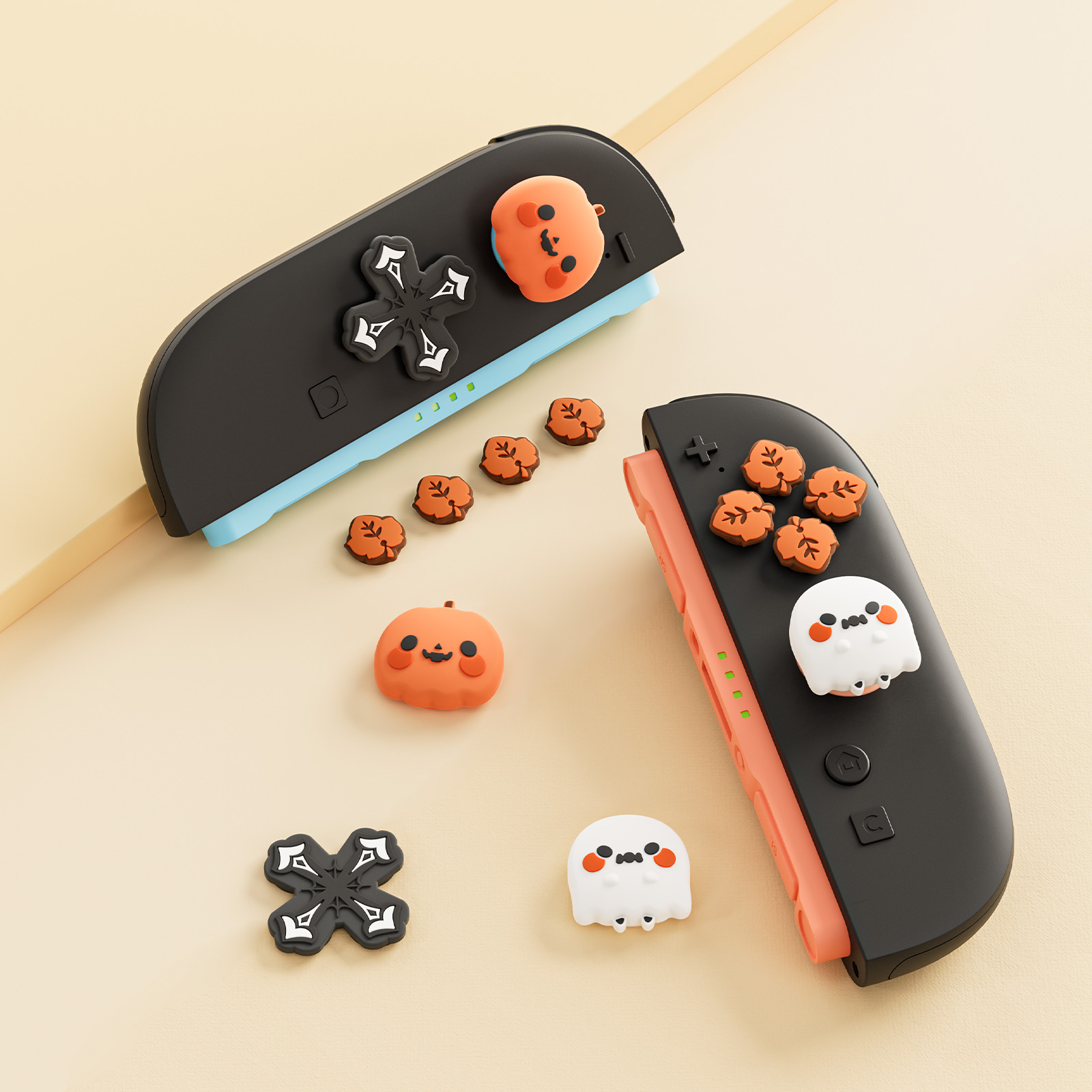 Thumb Grip Joystick - GeekShare Pumpkins and Ghosts D-Pad Button
