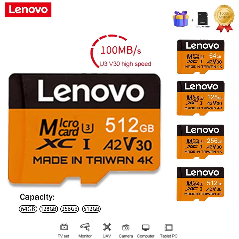 Lenovo Secure 512GB SD Cards M - Gaming Console In Phone ulasan dan harga