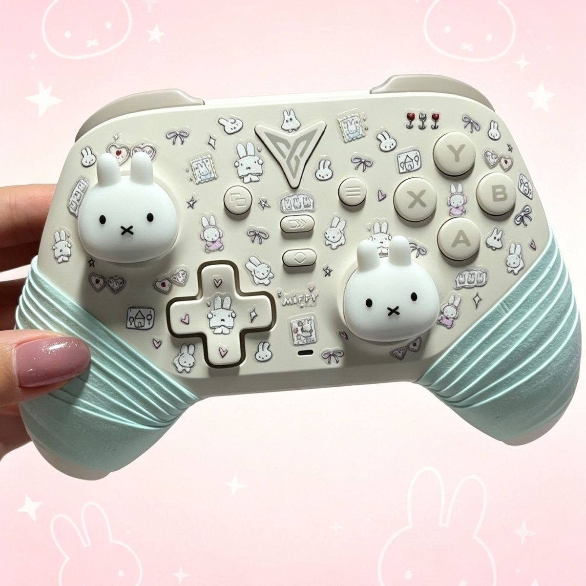 Cartoon Miffy Rabbit Cat Paw T - Thumb Grip Joystick ulasan dan harga