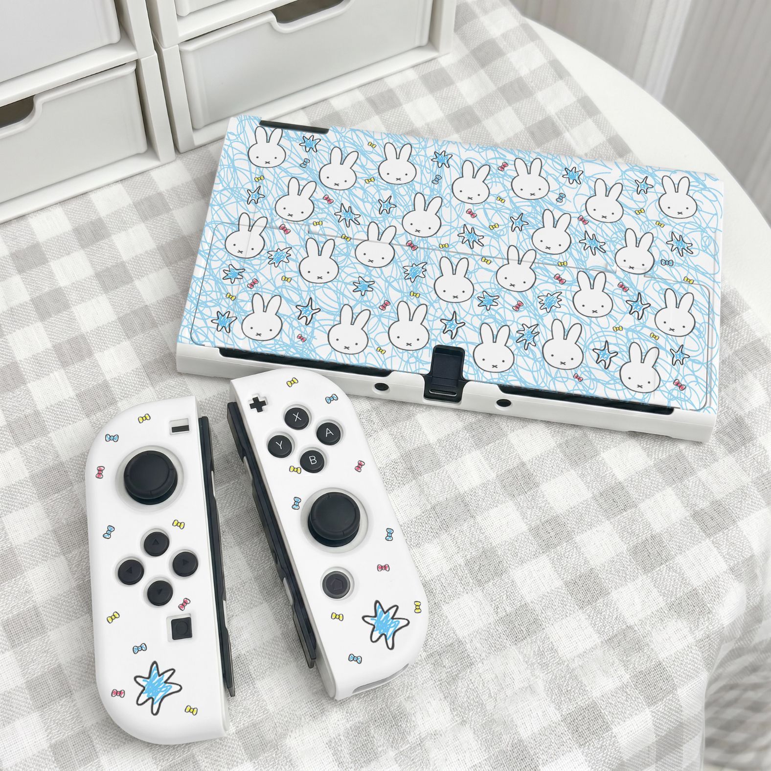 Miffy Cartoon Cute Split Switc - Thumb Grip Joystick ulasan dan harga