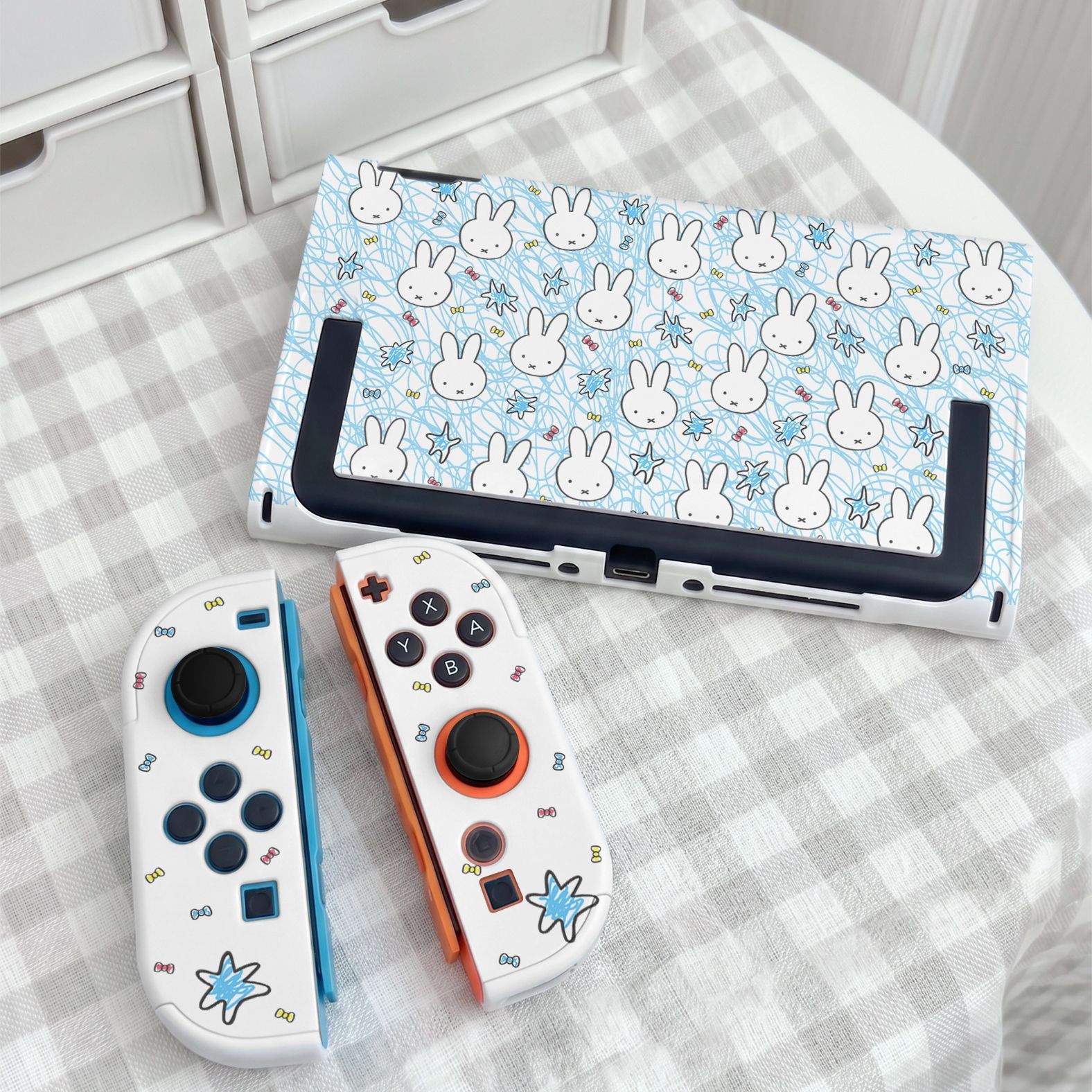 Miffy Cartoon Cute Split Switc - Thumb Grip Joystick ulasan dan harga