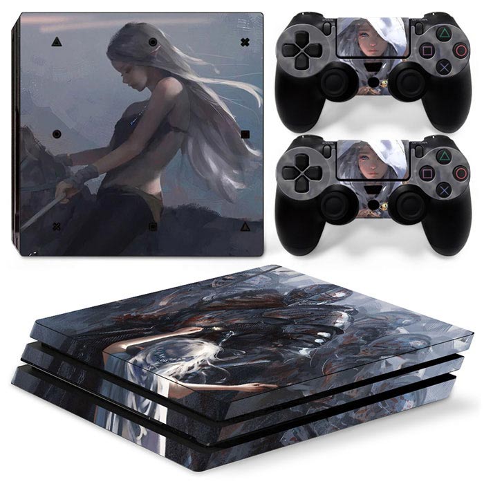 Cute girl style Protective Sti - Gaming Console Drawing ulasan dan harga