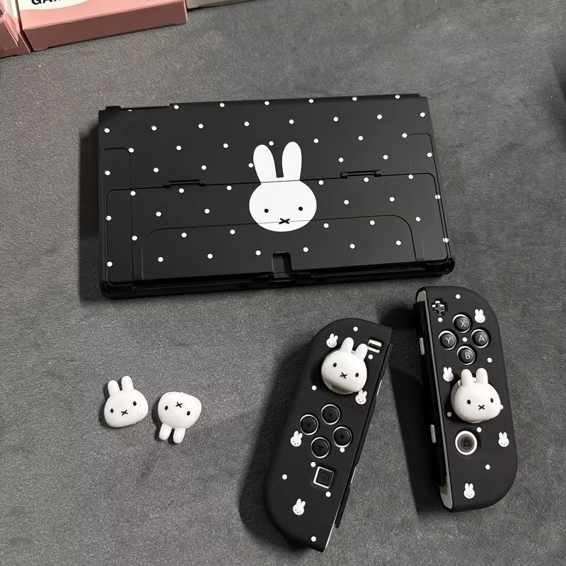 Miffy Polka Dot Protective Cas - Thumb Grip Joystick ulasan dan harga