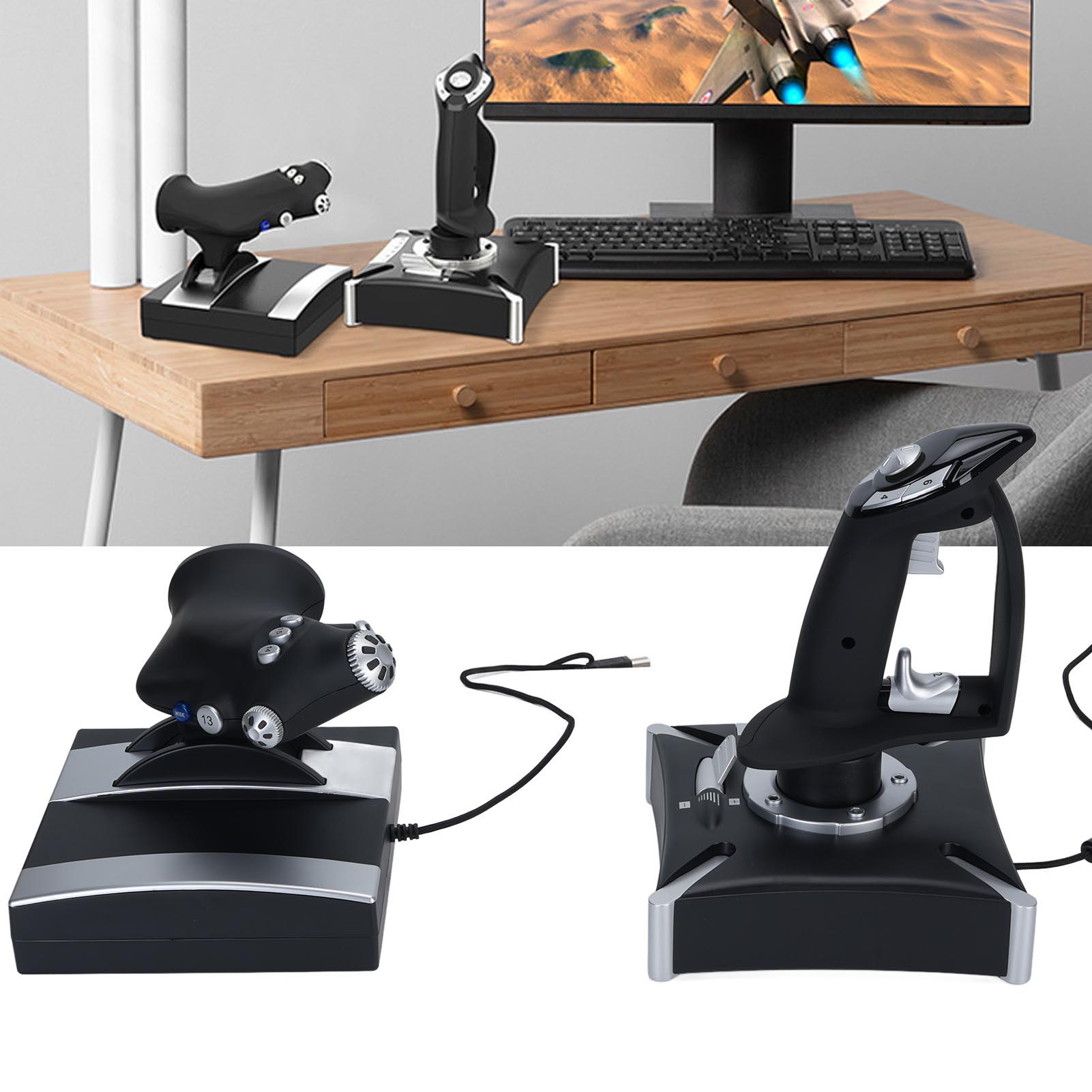 PXN 2119 Pro Joystick Flight S - Flight Joystick Sim ulasan dan harga