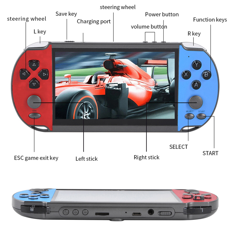 Portable Handheld Videogame TV - Gaming Console For 10 Year Old ulasan dan harga