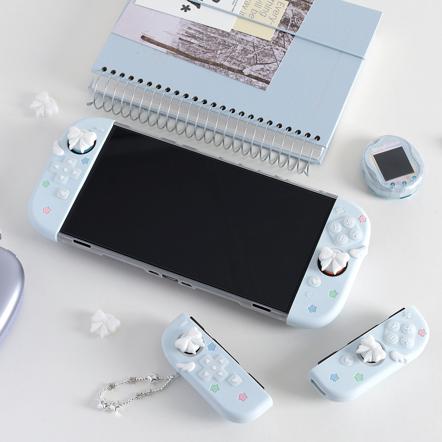 Cute Ns2 Oled Protective Case  - Thumb Grip Joystick ulasan dan harga