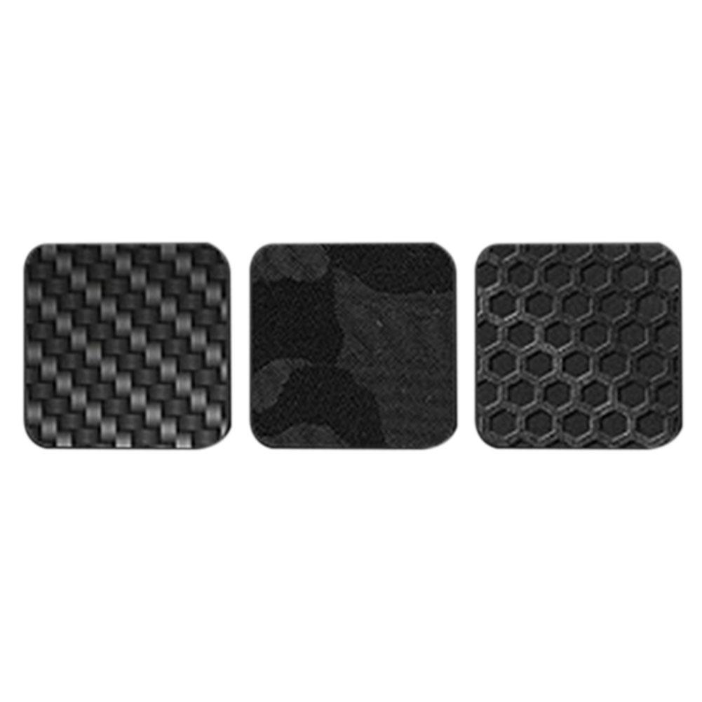Carbon Fiber Patterned Sticker - Gaming Console Setup ulasan dan harga