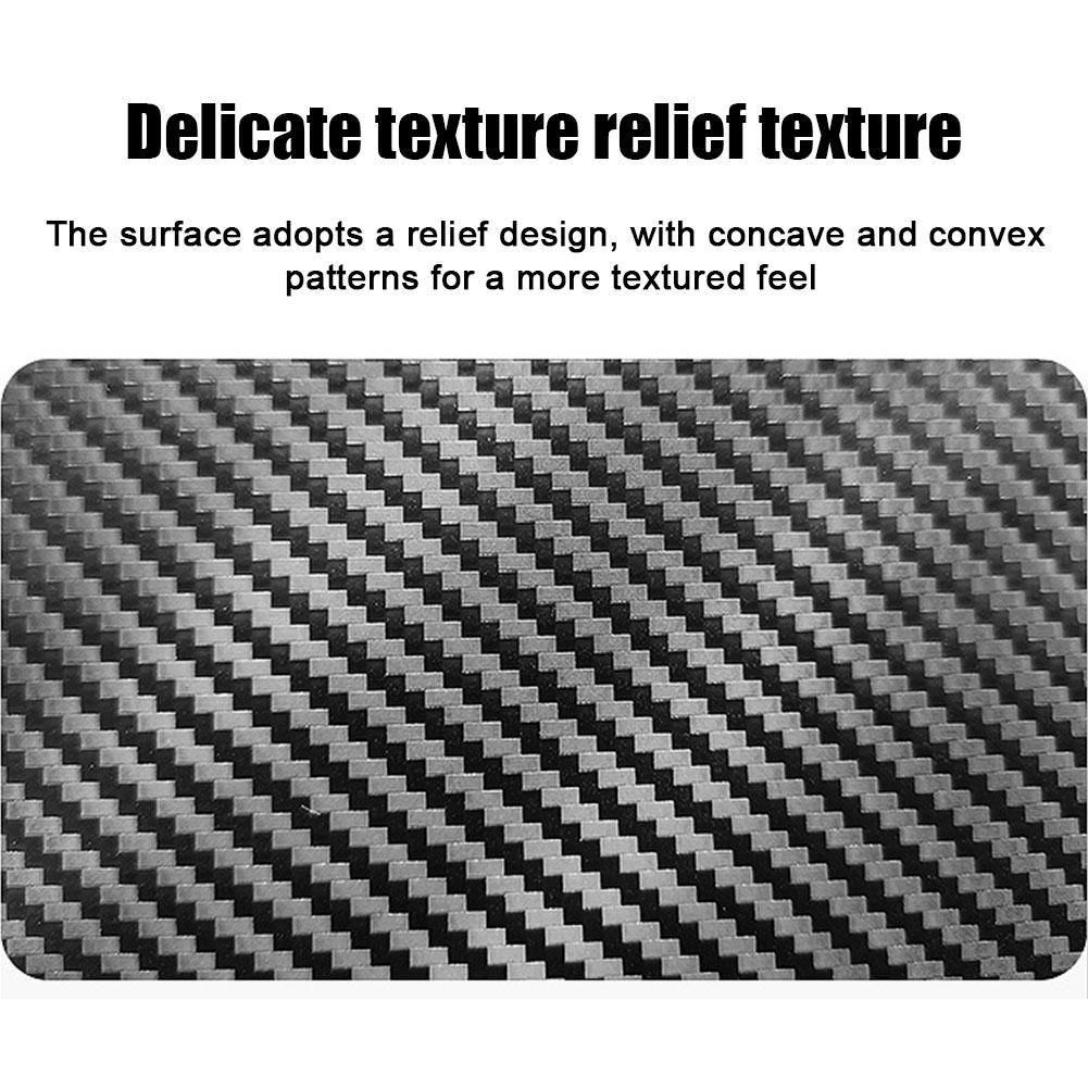 Carbon Fiber Patterned Sticker - Gaming Console Setup ulasan dan harga