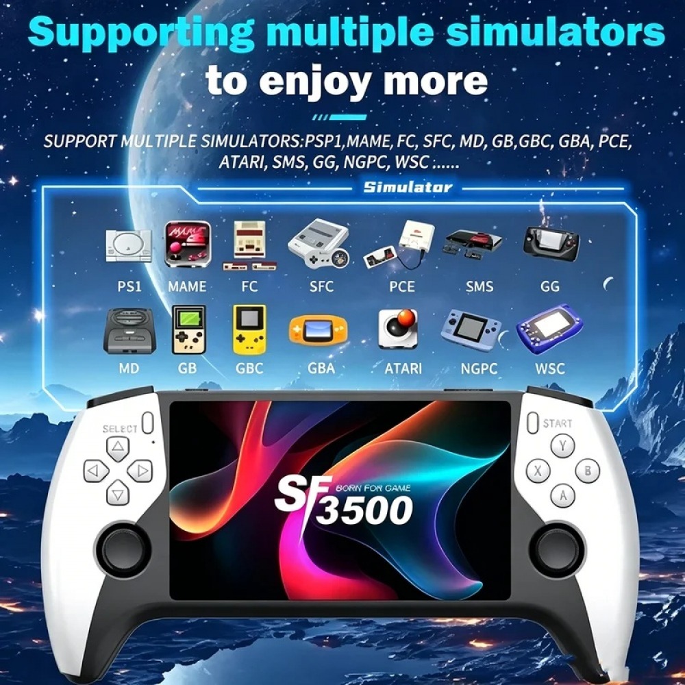 SF3500 5 inch Handheld Game Co - Gaming Console Portable ulasan dan harga