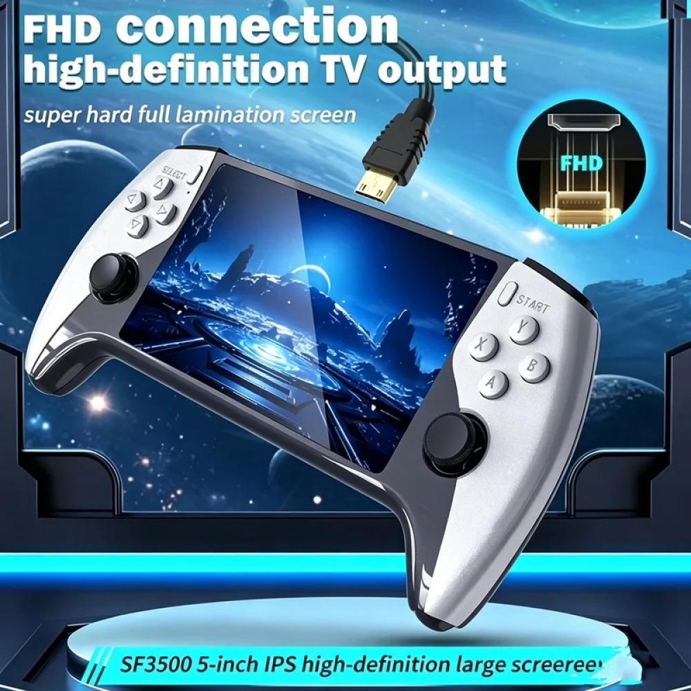 SF3500 5 inch Handheld Game Co - Gaming Console Portable ulasan dan harga